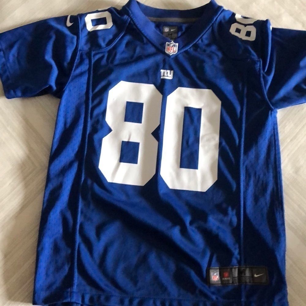 Nike Giants Boys “Cruz” Blue NFL Jersey #80